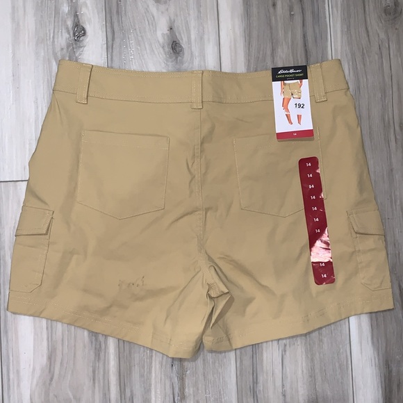 4️⃣ Eddie Bauer Cargo shorts 5" NWT khaki - Picture 5 of 6